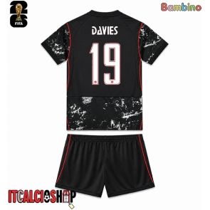 Canada Alphonso Davies #19 Seconda Maglia Bambino Mondiali 2026 Manica Corta (+ Pantaloni corti)